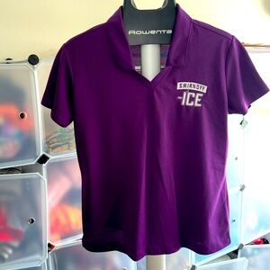 Nike Purple Ladies Golf Tee w/ Smirnoff logo